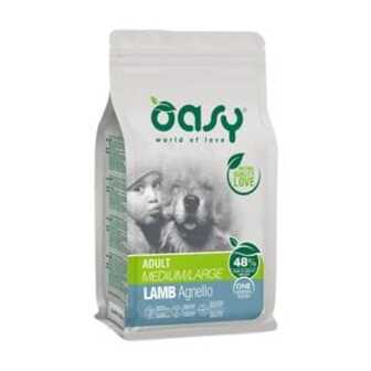 Сухий корм Oasy One Animal Protein Adult Medium/Large Lamb з ягням, 2.5 кг