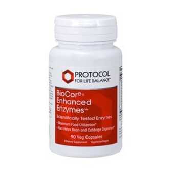 Покращені ферменти Protocol For Life Balance BioCore Enhanced Enzymes, 90 веганських капсул