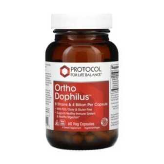 Пробіотики дофілус Protocol For Life Balance Ortho Dophilus 4 млрд КУО, 60 вегетаріанських капсул