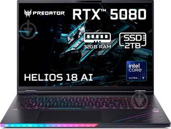 УЦЕНКА! Ноутбук Acer Predator Helios 18 AI PH18-73-92ES 18" (NH.QVYEU.008) abyssal black (УЦ №3573)