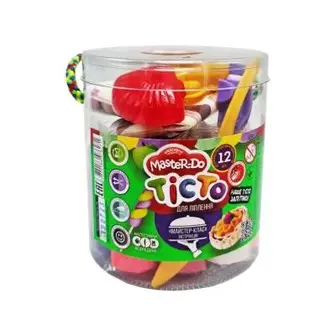 Креативна творчість "Тісто для ліплення "Master Do" Danko Toys TMD-01-06-UC, 12 кольорів