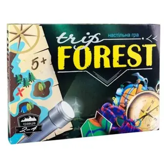 Настільна гра-бродилка "Trip Forest" Strateg 30553-UC ігрове поле, 4 фішки, кубик