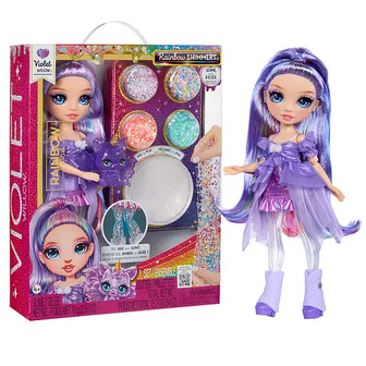 Ігровий набір з лялькою Rainbow High серії Rainbow Shimmers - Віолетта (122425)