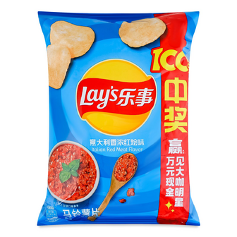 Чипси Lay’s картопляні зі смаком італійського червоного м’яса, 70г