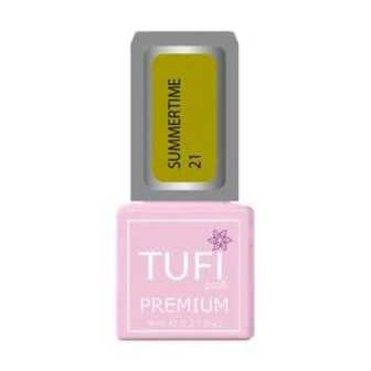 Гель-лак для нігтів Tufi Profi Premium Summertime, 21 Жовтий, 8 мл