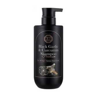 Преміальний відновлювальний шампунь для волосся Daeng Gi Meo Ri Premium Black Garlic & Curcumin Shampoo з чорним часником та куркумою, 500 мл