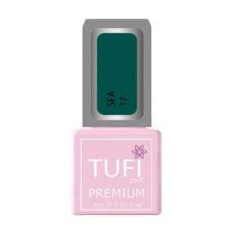 Гель-лак для нігтів Tufi Profi Premium Sea 17 Темно-ціановий, 8 мл