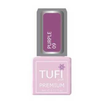 Гель-лак для нігтів Tufi Profi Premium Purple 09 Лілова троянда, 8 мл