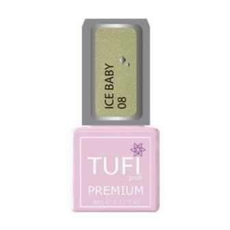 Гель-лак для нігтів Tufi Profi Premium Ice baby 08 Сніговий горностай, 8 мл