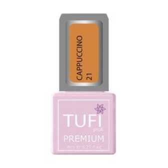 Гель-лак для нігтів Tufi Profi Premium Cappuccino 21 Абрикосова ілюзія, 8 мл