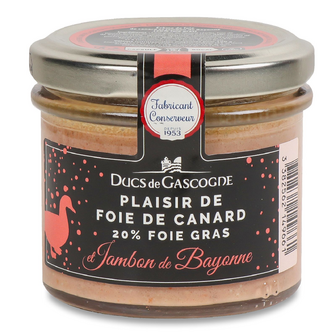 Делікатес Ducs de Gascogne з фуа-гра і шинки Байон, 90г
