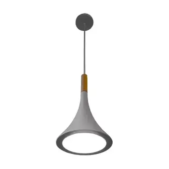 Підвісний світильник гіпсовий LUMINARIA WOOD LINE P2406 BT бетон