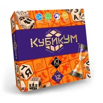 Настільна гра "КубікУм" Danko Toys G-KU-01U-UC українською мовою