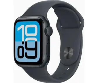 Apple Watch SE 3 GPS 40mm Midnight Aluminium Case with Midnight Sport Band - S/M (MEH94RK/A)
