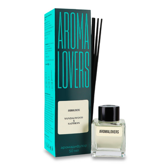 Аромадифузор Aromalovers Sandalwood&Saffron, 50мл