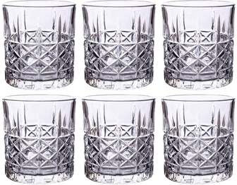 УЦЕНКА! Набор стаканов низких LeGlass Diamond 600-002 330 мл 6 шт. (УЦ №3595)