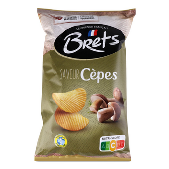 Чипси Bret's картопляні зі смаком білих грибів, 125г