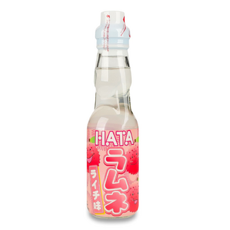 Напій Hata Kosen Ramune зі смаком лічі газований, 0.2л
