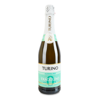 Напій Turino Fragolino Salute Bianco безалкогольний сильногазований, 0.75л