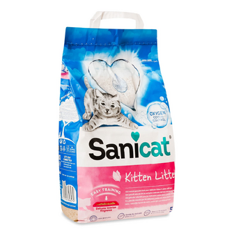Наповнювач Sanicat Kitten мінеральний, 5л