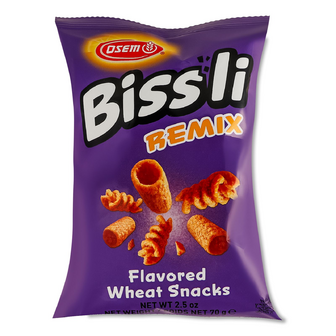 Суміш снеків Bissli Remix пшеничні, 70г