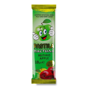 Пастила Empire Vitamins яблуко без цукру, 18г