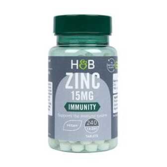 Цинк Holland & Barrett Zinc 15 мг, 240 таблеток