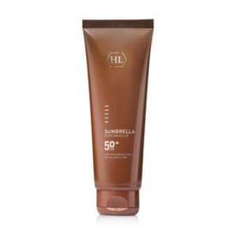 Сонцезахисний крем для обличчя та тіла Holy Land Sunbrella Demi Make-Up SPF 50+ з тоном, 125 мл