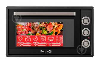 УЦЕНКА! Печь Borgio MO 2024 Black 60L (УЦ №3613)