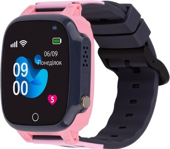 Дитячий годинник AmiGo GO008 Milky GPS WIFI Pink