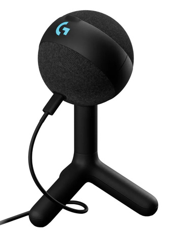 Мікрофон до комп'ютера дротовий Logitech G Yeti Orb RGB Gaming Mic with Lightsync Black (988-000551)