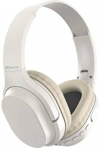 Навушники накладні бездротові XTRIKE ME Bluetooth 5.3 White (HD-214WH)