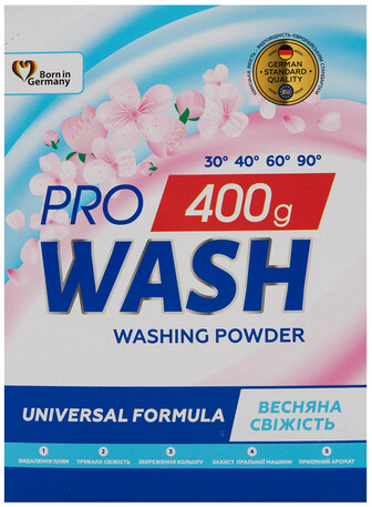 Пральний порошок ProWash Весняна свіжість 400 г