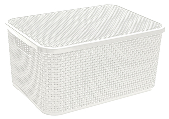 Короб для зберігання BRANQ RATTAN 10 л білий (1723.2)