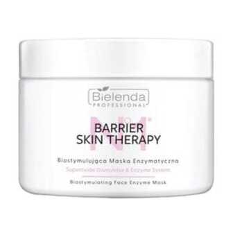 Біостимулювальна ензимна маска для обличчя Bielenda Professional Barrier Skin Therapy Enzyme Mask з супероксиддисмутазою та гідробіотиками, 150 г