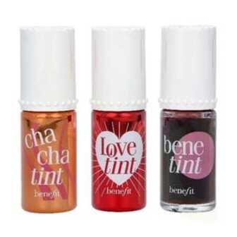 Набір тінтів для губ Benefit Lip Tints To Love Set (Chachatint, 6 мл + Lovetint, 6 мл + Benetint, 6 мл)