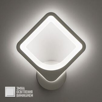 Світильник LED настінний, бра LUMINARIA TETRA 24W S250 ON/OFF WHITE