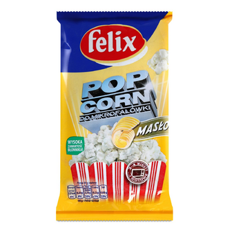 Кукурудза Felix для попкорну зі смаком вершкового масла, 90г