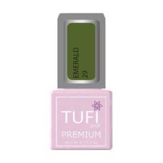 Гель-лак для нігтів Tufi Profi Premium Emerald 29 Степова трава, 8 мл