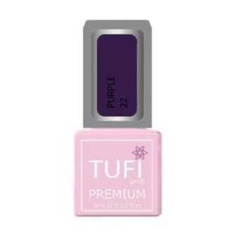 Гель-лак для нігтів Tufi Profi Premium Purple 22 Пурпур, 8 мл
