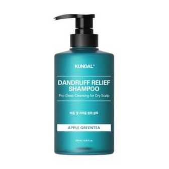 Шампунь для сухої шкіри голови Kundal Dandruff Relief Shampoo Apple Green Tea з пептидами, 500 мл