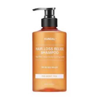 Пивний шампунь для волосся Kundal Beer Yeast Hair Loss Relief Shampoo, Fig Mint Tea, 500 мл