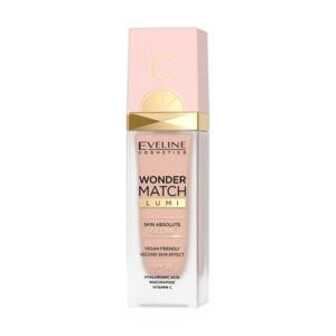 Сяйна тональна основа для обличчя Eveline Cosmetics Wonder Match Lumi Foundation, SPF 20, 10 Vanilla, 30 мл