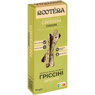 Грисіні Rootéra з цибулею 70 г