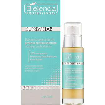 Концентрована сироватка Bielenda Supremelab Skin Tone проти гиперпігментації різного походження 30 мл