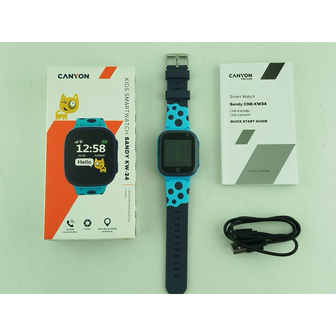 Смарт-годинник Canyon CNE-KW34BL Kids smartwatch Sandy, Blue (CNE-KW34BL)