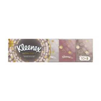 Паперові носові хустинки Kleenex Ultra Soft 4-шарові, 10*7 шт
