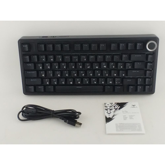 Клавіатура Aula F75 keycap KRGD Blue USB UA Black (6948391202846)