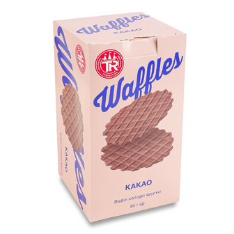 Вафлі Truff Royal Waffles пшеничні солодкі какао, 85г