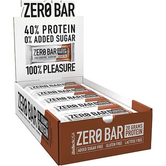 Набір батончиків BiotechUSA Zero Bar Double Chocolate (20 шт. x 50 г)